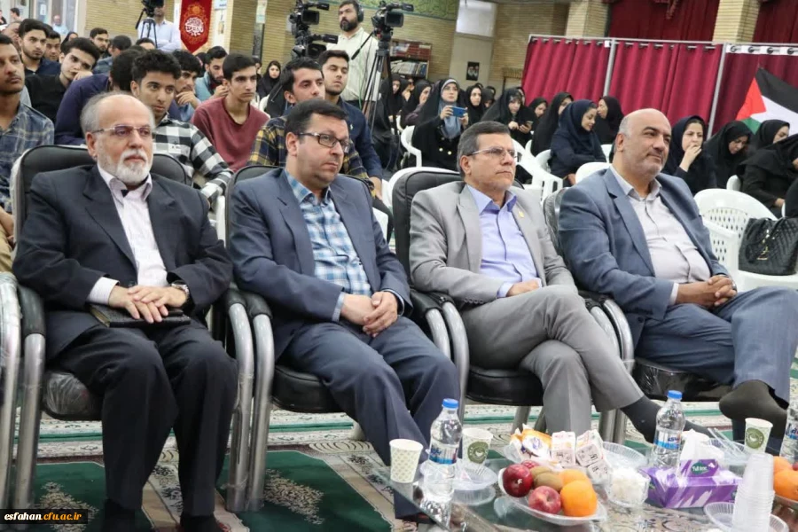 برگزاری نشست دانشجویی تب غزه امروز در مسجد الانبیا دانشگاه فرهنگیان پردیس شهید باهنر اصفهان 3