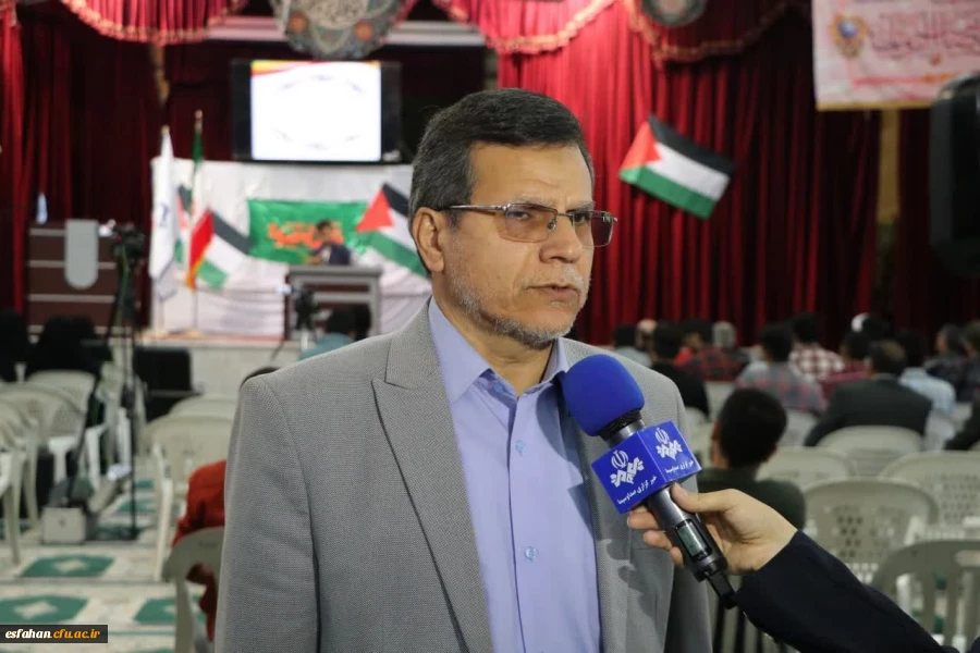 برگزاری نشست دانشجویی تب غزه امروز در مسجد الانبیا دانشگاه فرهنگیان پردیس شهید باهنر اصفهان 11