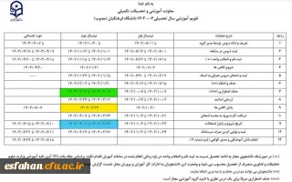 تقویم آموزشی نیمسال دوم 1403-1402

تقویم آموزشی نیمسال دوم 1403-1402 پیوست 