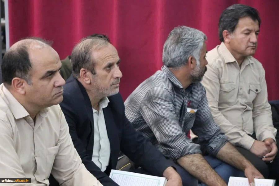 دکتر علی اکبر کجباف در مراسم یادبود شهدای خدمت در دانشگاه فرهنگیان، پردیس شهید باهنر اصفهان 10