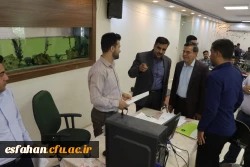 بازدید علی اکبر کجباف، ریاست دانشگاه فرهنگیان استان اصفهان از فرآیند آغاز مصاحبه متقاضیان سه برابر ظرفیت دانشگاه فرهنگیان استان اصفهان  2