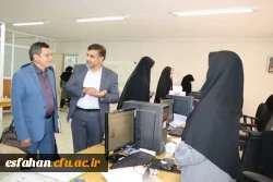 بازدید علی اکبر کجباف از فرآیند مصاحبه متقاضیان سه برابر ظرفیت از پردیس پردیس فاطمه زهرا (س) 2