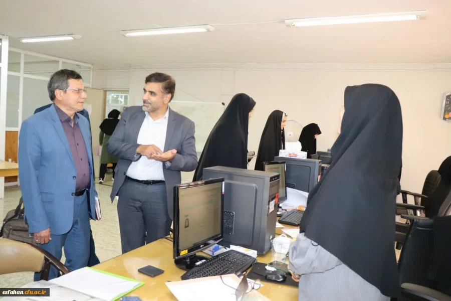 بازدید علی اکبر کجباف از فرآیند مصاحبه متقاضیان سه برابر ظرفیت از پردیس پردیس فاطمه زهرا (س) 2