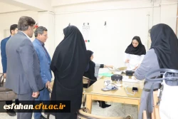 بازدید علی اکبر کجباف از فرآیند مصاحبه متقاضیان سه برابر ظرفیت از پردیس پردیس فاطمه زهرا (س) 5