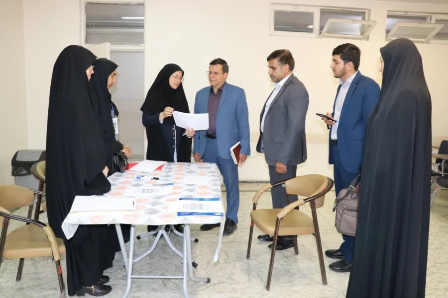 بازدید علی اکبر کجباف از فرآیند مصاحبه متقاضیان سه برابر ظرفیت از پردیس پردیس فاطمه زهرا (س) 6