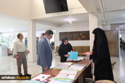 بازدید رئیس دانشگاه فرهنگیان استان از روند ثبت نام دانشجومعلمان ورودی جدید پردیس فاطمه زهرا (س)