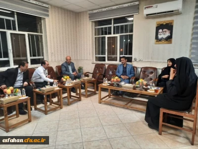 بازدید معاون فرهنگی تربیتی دانشگاه فرهنگیان از مرکز شهید رجایی اصفهان