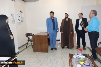 بازدید معاون فرهنگی تربیتی دانشگاه فرهنگیان از پردیس فاطمه الزهرا  (س) اصفهان