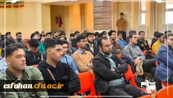 بازدید و برگزاری مراسم پرسش و پاسخ بین دانشجویان و مسئولان در مرکز شهید سلیمانی آران وبیدگل(ساختمان شماره 3 پردیس شهید باهنر اصفهان) 10