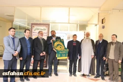 افتتاح دفتر کانون خدمات رضوی در پردیس شهید باهنر دانشگاه فرهنگیان اصفهان    7