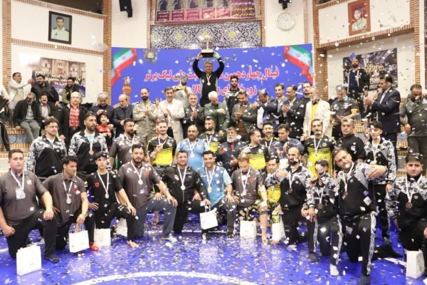 درخشش دانشجوی فرهنگیان آران و بیدگل در لیگ برتر زورخانه ای کشور  2