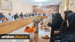 مراسم تکریم و معارفه معاون مرکز شهید رجایی اصفهان 3