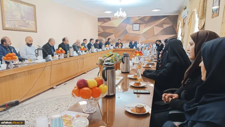 مراسم تکریم و معارفه معاون مرکز شهید رجایی اصفهان 3