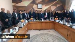 مراسم تکریم و معارفه معاون مرکز شهید رجایی اصفهان 5