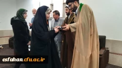 نشست پرسش و پاسخ با حضور علی اکبر کجباف، ریاست دانشگاه فرهنگیان استان اصفهان و علی اصغر حمزه، مسئول نهاد نمایندگی مقام معظم رهبری در محل اقامت دانشجو معلمان 8