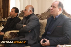 حضور رجبعلی برزویی، رئیس دانشگاه فرهنگیان، حمید رضا ابراهیمی، معاونت فرهنگی و تربیتی دانشگاه فرهنگیان، هادی مولوی دوست، مدیر کل حوزه ریاست و روابط عمومی دانشگاه فرهنگیان و ... 7