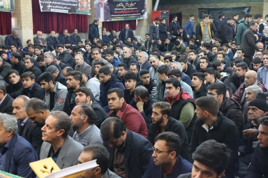 گزارش تصویری از برگزاری مراسم ترحیم دکتر علی اکبر کجباف، ریاست دانشگاه فرهنگیان استان اصفهان در مسجد الاأنبیا دانشگاه فرهنگیان پردیس شهید باهنر
 11