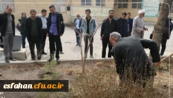 کاشت نهال در دانشگاه فرهنگیان پردیس شهید باهنر اصفهان به مناسبت روز درختکاری  6