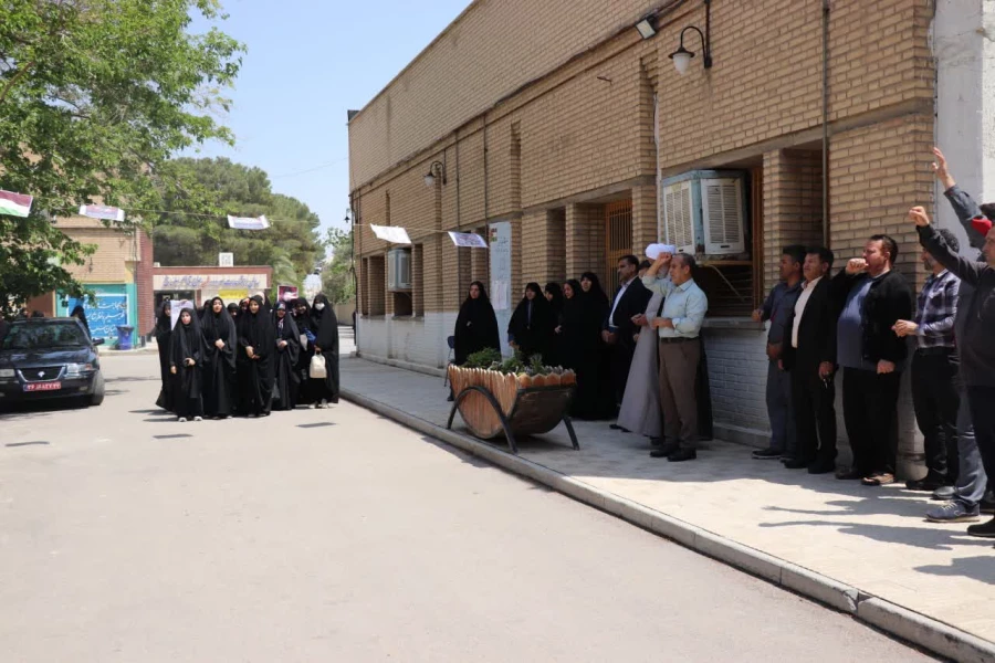 راهپیمایی دانشجومعلمان دانشگاه فرهنگیان پردیس فاطمه زهرا (س) اصفهان در حمایت از مردم مظلوم و بی دفاع غزه  8