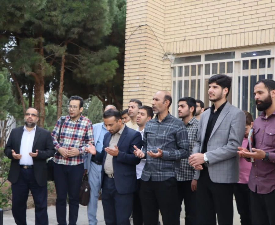 راهپیمایی دانشجو معلمان، کارکنان و اساتید دانشگاه فرهنگیان مرکز شهید آیت نجف آباد اصفهان در محکومیت جنایات رژیم اشغالگر قدس در غزه  4