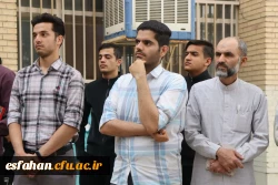 راهپیمایی دانشجو معلمان، کارکنان و اساتید دانشگاه فرهنگیان مرکز شهید آیت نجف آباد اصفهان در محکومیت جنایات رژیم اشغالگر قدس در غزه  7