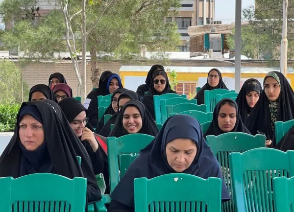 دانشجویان و کارکنان مرکز شهید رجایی گرد هم آمدند تا بار دیگر بغض و کینه خود را نسبت به رژیم منحوس اسرائیل ابراز کند 4