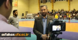حضور حمیدرضا کاشفی سرپرست دانشگاه فرهنگیان استان اصفهان، همراه با دیگر میهمانان ویژه در مراسم اختتامیه مسابقات رده بندی،فینال و اختتامیه لیگ فوتسال دانشجویی دانشگاه فرهنگیان استان اصفهان 3