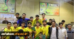 حضور حمیدرضا کاشفی سرپرست دانشگاه فرهنگیان استان اصفهان، همراه با دیگر میهمانان ویژه در مراسم اختتامیه مسابقات رده بندی،فینال و اختتامیه لیگ فوتسال دانشجویی دانشگاه فرهنگیان استان اصفهان 8