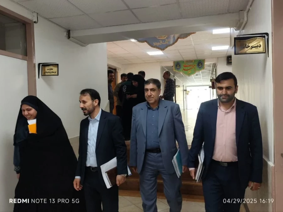 گزارش بازدید هیأت نظارت و ارزیابی سازمان مرکزی دانشگاه فرهنگیان از مرکز شهید رجایی 4