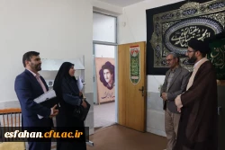 بازدید میدانی مسئولین نظارت سازمان مرکزی دانشگاه فرهنگیان، از دانشگاه فرهنگیان مرکز شهید آیت نجف آباد اصفهان  4