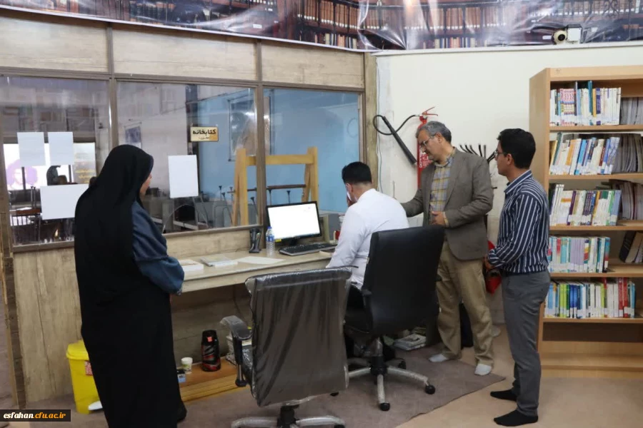 بازدید میدانی مسئولین نظارت سازمان مرکزی دانشگاه فرهنگیان، از دانشگاه فرهنگیان مرکز شهید آیت نجف آباد اصفهان  7