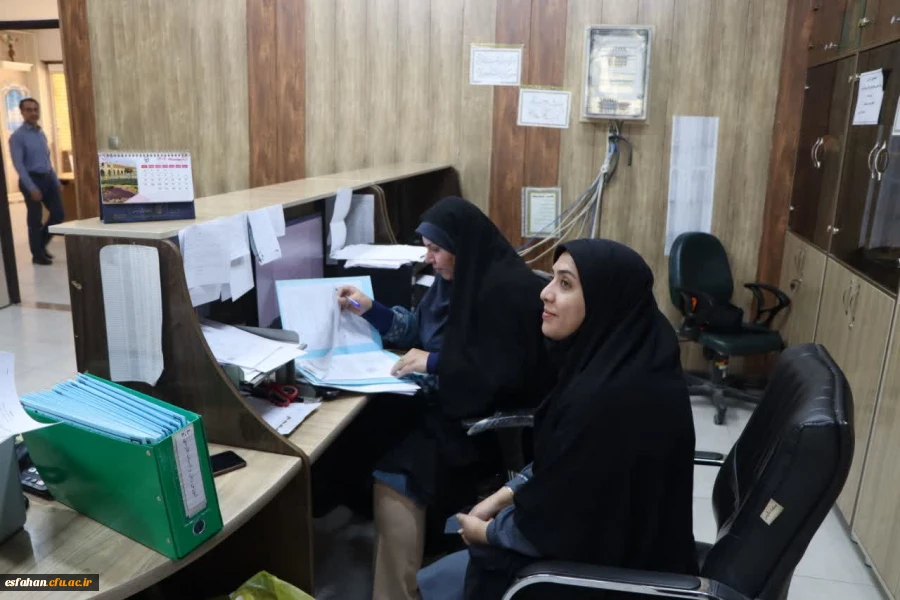 بازدید میدانی مسئولین نظارت سازمان مرکزی دانشگاه فرهنگیان، از دانشگاه فرهنگیان مرکز شهید آیت نجف آباد اصفهان  8