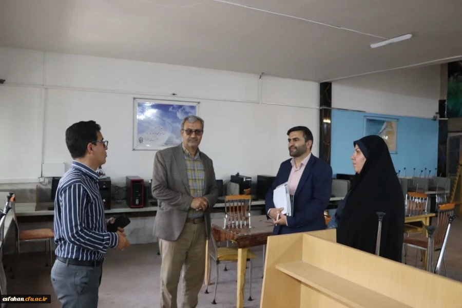 بازدید میدانی مسئولین نظارت سازمان مرکزی دانشگاه فرهنگیان، از دانشگاه فرهنگیان مرکز شهید آیت نجف آباد اصفهان  10