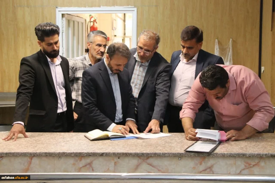 بازدید میدانی نمایندگان نظارت و ارزیابی سازمان مرکزی دانشگاه فرهنگیان از پردیس شهید باهنر اصفهان 2