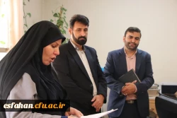 بازدید میدانی نمایندگان نظارت و ارزیابی سازمان مرکزی دانشگاه فرهنگیان از پردیس شهید باهنر اصفهان 4