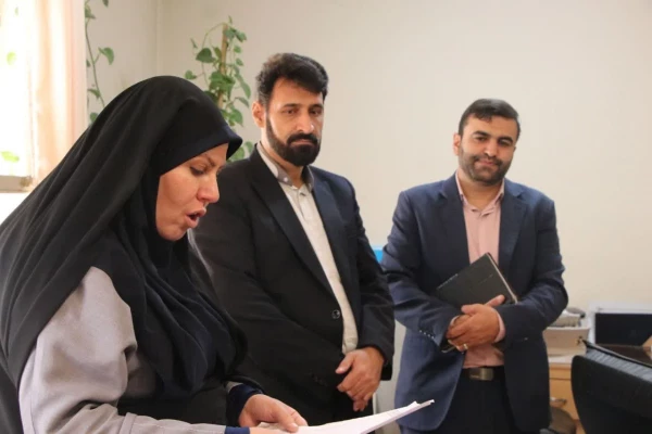 بازدید میدانی نمایندگان نظارت و ارزیابی سازمان مرکزی دانشگاه فرهنگیان از پردیس شهید باهنر اصفهان 4