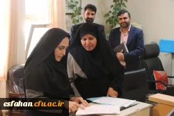 بازدید میدانی نمایندگان نظارت و ارزیابی سازمان مرکزی دانشگاه فرهنگیان از پردیس شهید باهنر اصفهان 7
