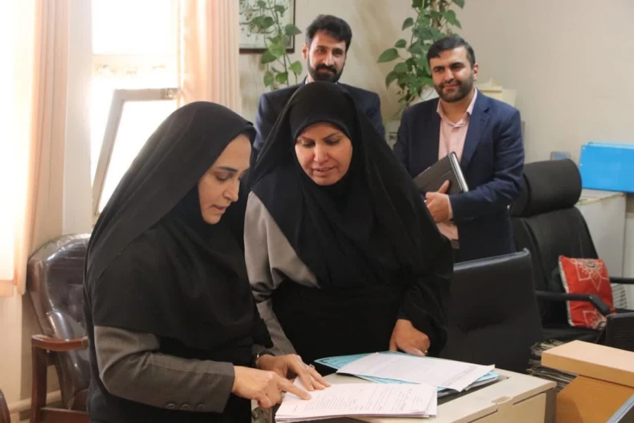 بازدید میدانی نمایندگان نظارت و ارزیابی سازمان مرکزی دانشگاه فرهنگیان از پردیس شهید باهنر اصفهان 7