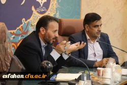 بازدید میدانی نمایندگان نظارت و ارزیابی سازمان مرکزی دانشگاه فرهنگیان از پردیس شهید باهنر اصفهان 11