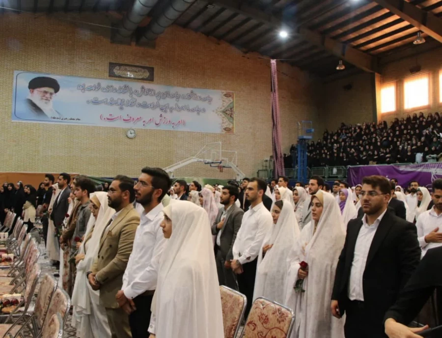 جشن بزرگ ازدواج دانشجویی با حضور 235 زوج دانشجو معلم 41
