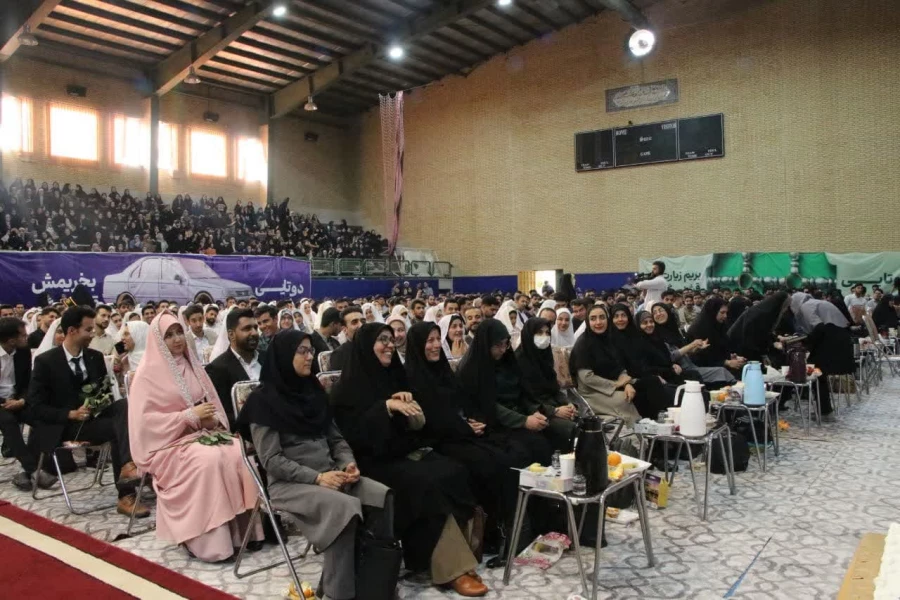 جشن بزرگ ازدواج دانشجویی با حضور 235 زوج دانشجو معلم 45