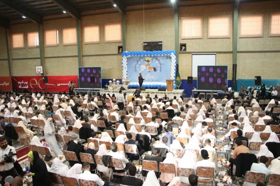 جشن بزرگ ازدواج دانشجویی با حضور 235 زوج دانشجو معلم 48