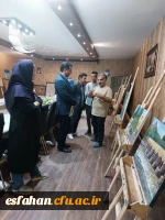 درطول برگزاری این رویداد بازدید سرپرست دانشگاه فرهنگیان  استان اصفهان و همچنین مدیرکل آموزش و پرورش استان اصفهان ازنمایشگاه کتاب و آثار اساتید هنر دانشگاه فرهنگیان  8
