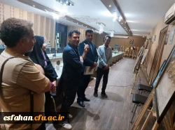 درطول برگزاری این رویداد بازدید سرپرست دانشگاه فرهنگیان  استان اصفهان و همچنین مدیرکل آموزش و پرورش استان اصفهان ازنمایشگاه کتاب و آثار اساتید هنر دانشگاه فرهنگیان  10