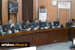 نشست مشترک بین دانشگاه فرهنگیان استان اصفهان و اداره کل آموزش و پرورش استان با حضور ریاست و مسئولین دو طرف امروز مورخ 3 تیرماه 1404 به میزبانی اداره کل آموزش و پرورش استان اصفهان  30