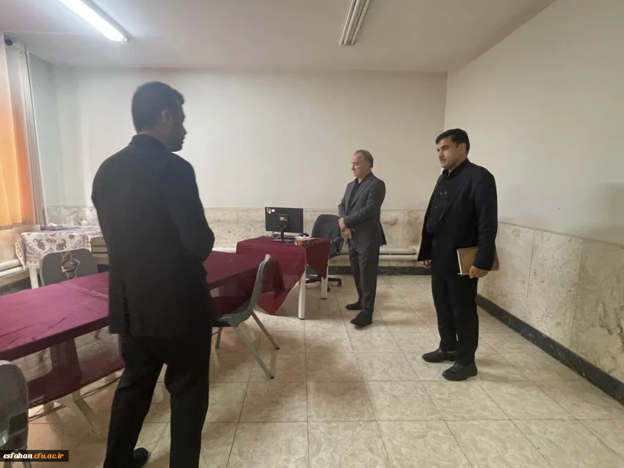 بازدید سرپرست و مسئولین دانشگاه فرهنگیان اصفهان از روند آماده سازی جهت مصاحبه داوطلبان ورود به دانشگاه فرهنگیان  11