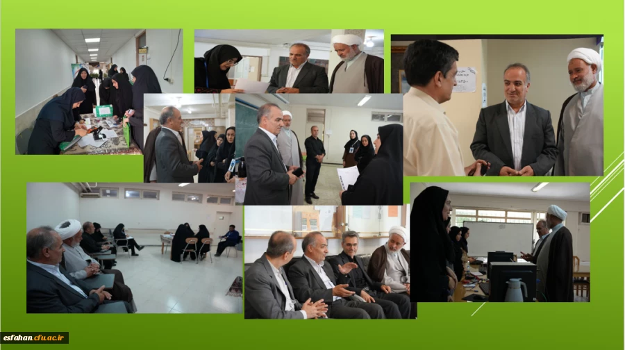 گزارش تصویری ازبازدیدسرپرست  و مسئول نهاد مقام  معظم رهبری در دانشگاه فرهنگیان استان اصفهان ازحوزه های مصاحبه داوطلبان چند برابر ظرفیت مستقر در پردیس ها و مراکز 2