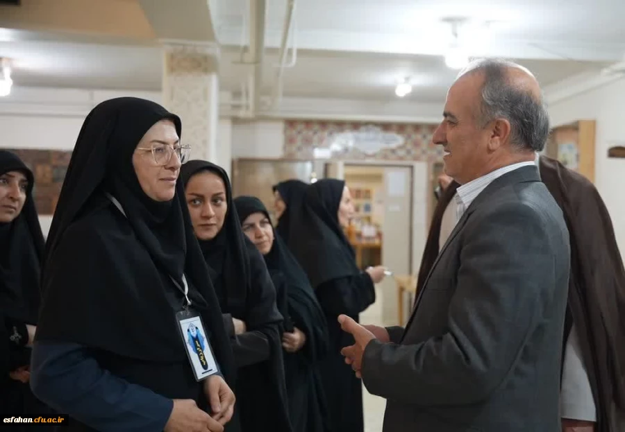 گزارش تصویری ازبازدیدسرپرست  و مسئول نهاد مقام  معظم رهبری در دانشگاه فرهنگیان استان اصفهان ازحوزه های مصاحبه داوطلبان چند برابر ظرفیت مستقر در پردیس ها و مراکز 11