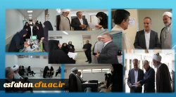 گزارش تصویری از بازدید سرپرست دانشگاه فرهنگیان استان اصفهان و مسئول نهاد مقام  معظم رهبری در دانشگاه فرهنگیان استان اصفهان از حوزه های برگزاری فرآیند ارزیابی مصاحبه  پذیرفته شدگان چند برابر ظرفیت  مستقر در پردیس ها و مراکز 3