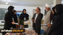 گزارش تصویری از بازدید سرپرست دانشگاه فرهنگیان استان اصفهان و مسئول نهاد مقام  معظم رهبری در دانشگاه فرهنگیان استان اصفهان از حوزه های برگزاری فرآیند ارزیابی مصاحبه  پذیرفته شدگان چند برابر ظرفیت  مستقر در پردیس ها و مراکز 13